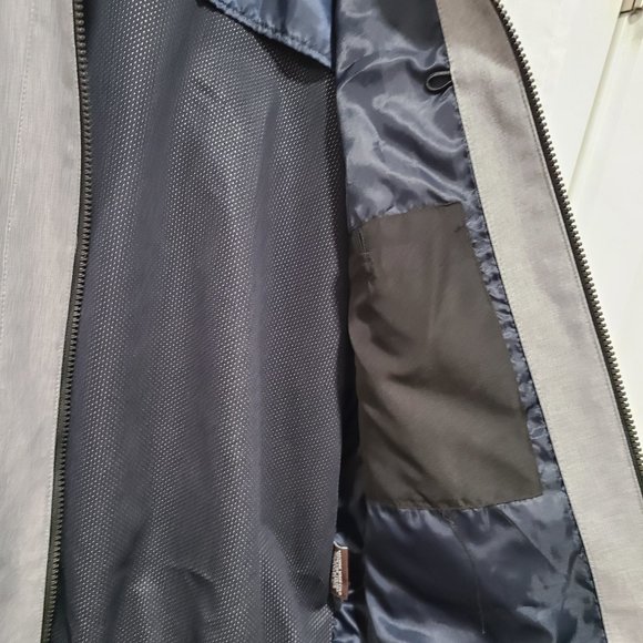 Michael Kors Bomber Jacket Gray Size M - Picture 6 of 10